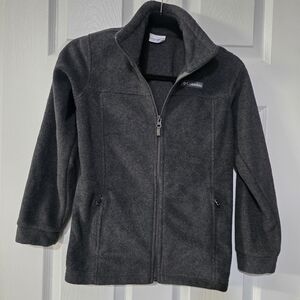 Columbia Kids' Dark Gray Fleece Jacket